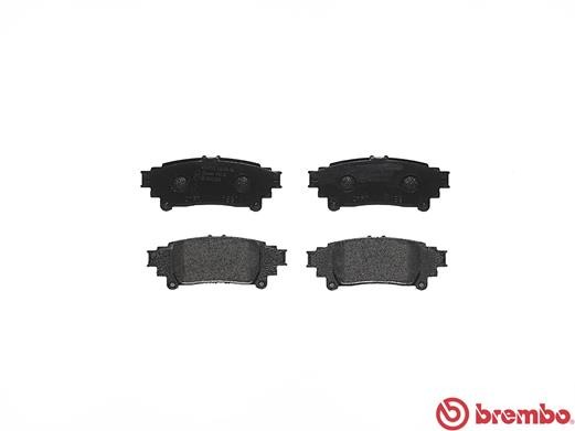 P83132 колодки дисковые задние!\ Lexus GS 2.5/3.5 12> P83132 BREMBO