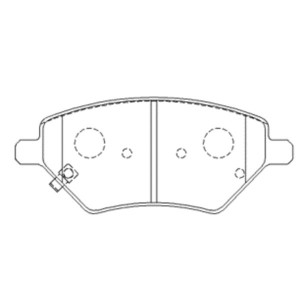 Колодки тормозные CHERY A3 2010 ~ / A5 2006 ~ / M11 2010 ~ / Q22 2012 ~ / Fora A GK1544 CTR
