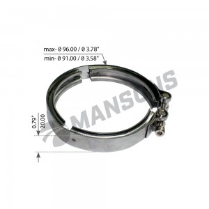 Хомут патрубка интеркулера FH12 2VNT 900.610 MANSONS