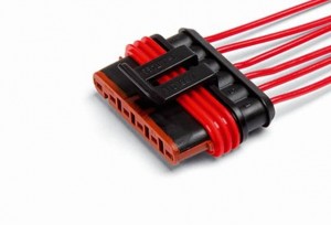 Колодка соединительная 6 контактная ЕВРО гнездо (с проводом) CARGEN AX3232 CARGEN