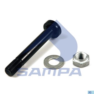 Палец BPW рессоры в сборе (M30x3.5мм) (палец,гайка,шайба) SAMPA 070.567 SAMPA