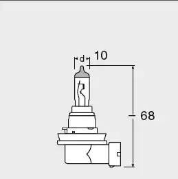 Лампа накаливания OSRAM Original Line (H16) 19W 12V PGJ19-3 64219L OSRAM