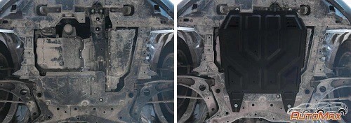 ЗК+КПП! сталь 1.5мм,с креп\ Citroen C4 Aircross 12-16/C-Crosser 07-13 AM.4037.1 AUTO MAX