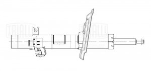 Амортизатор Nissan X-Trail (14-) (стойка) перед. прав. (AG 14359) AG 14359 TRIALLI