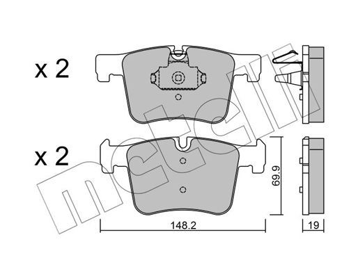 BMW 1(F20) 3(F30) X3(F25) 2209610 METELLI