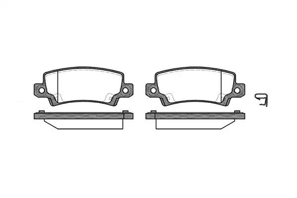 874 02 ***!колодки дисковые з.\ Toyota Corolla 1.4i/1.6/2.0D 01> диск 15'/Verso  087402 REMSA