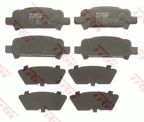 Колодки задние SUBARU FORESTER (SF, SG), LEGASY III-IV GDB3223 GDB3223 TRW