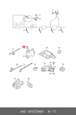 VAG N 107 254 01 VAG