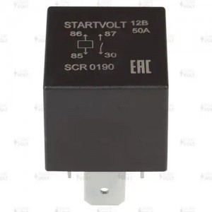 Реле стартера ВАЗ-2170 50А без кронштейна STARTVOLT SCR 0190 START VOLT