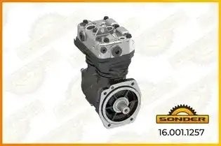 Компрессор воздушный 2 цил. DAF F95, F85, F75, 1321470..., 1241874…, 1366290. KN 160011257 SONDER