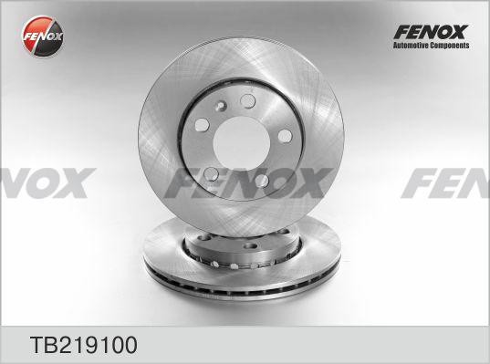 Диск тормозной Skoda Fabia 99-, Fabia Combi 00-, Fabia Praktik 03-, VW Polo 01- TB219100 FENOX