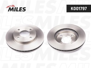 Диск тормозной передний (диаметр центральный 68мм.) NISSAN TIIDA K001797 K001797 MILES