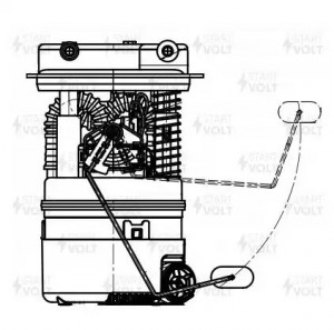 Модуль топл. насоса для а/м Лада Largus (12-) 1.6i с дв. 11189 (P3M/P4M) (SFM 01 SFM0113 START VOLT