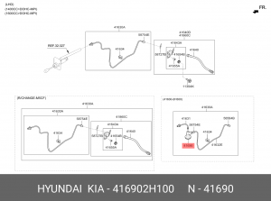 Регулятор KIA Ceed (09-) давления гидропривода сцепления OE 416902H100 HYUNDAI KIA