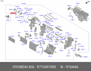 97104L1000 COVER-DUST 97104L1000 HYUNDAI