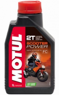 Масло моторное для 2-х тактных двигателей MOTUL SCOOTER POWER 2T синт.1л 105881 MOTUL
