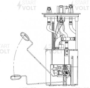 Модуль топливного насоса SFM 1553 START VOLT