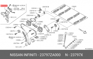 INFINITI FX 35/45 (S50)/G35 (V35)/M35/45 (Y50) 23797-ZA000 NISSAN
