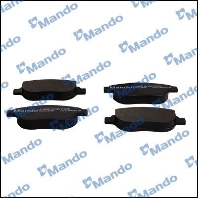 Колодки тормозные FIAT 500L OPEL Corsa передние (4шт.) MANDO MBF015765 MANDO