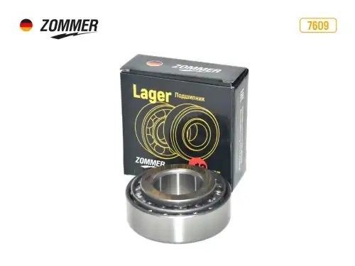 Подшипник ступицы передней ГАЗ 53, 3307 (внутренний) 7609 7609 ZOMMER