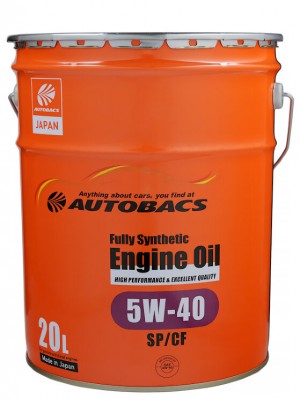 Масло моторное AUTOBACS ENGINE OIL 5W-40 SP/CF 20л A00032243 A00032243 AUTOBACS