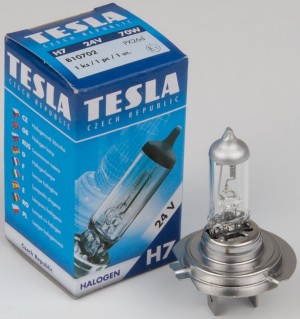 лампа! H7, 24V, 70 W, PX 26d галогенная\ B10702 TESLA