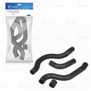 Кмпл патрубков охл. для ам Лада 2112 инж. (EPDM, 4шт.) (LPK 0112) LPK 0112 LUZAR