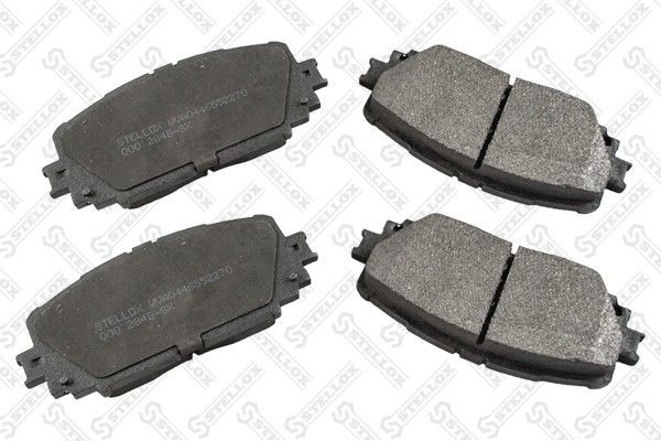 колодки дисковые передние ! с антискрип. пластинами\ Toyota Yaris 1.0/1.3/1.4 D- 000-284B-SX STELLOX