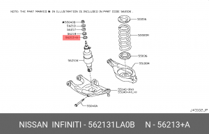 ШАЙБА СТОПОРНАЯ, НВД 23008569916 56213-1LA0B 56213-1LA0B NISSAN