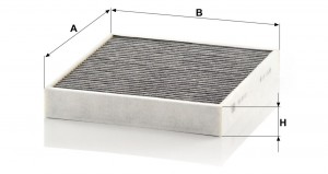 SEAT IBIZA III (2002-2008) УГОЛЬНЫЙ CUK26010 MANN FILTER