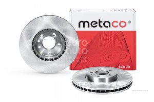 Диск тормозной передний вентилируемый 3050396 METACO