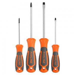 Набор отвёрток ( 4 предмета) "AIRLINE" (SL3x75, SL5x100, PH0x75, PH1x100) блисте ATAU036 AIRLINE