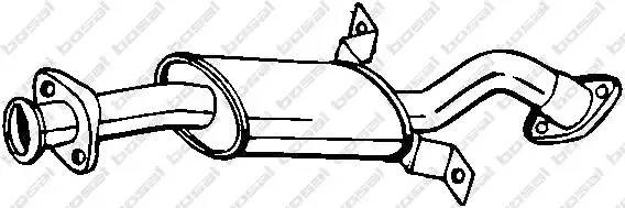 Резонатор MITSUBISHI Pajero (90-00) BOSAL 177-255 BOSAL