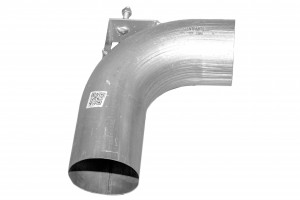 труба глушителя! 1-изг. 90гр. D5', перед глушителем, с опорной шпилькой\ FRL Tru Z59021 ZENTPARTS