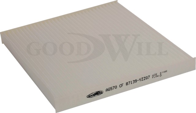 Фильтр салона AG570CF AG 570 CF GOODWILL