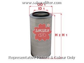 фильтр возд.! H470 D232 d147 \ Caterpillar, Case, HINO, HITACHI A1313 SAKURA