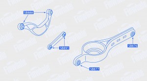 Сайлентблок поперечного рычага задней подвески Ford Galaxy II (WM) 06-15/Mondeo  SB891 FINWHALE