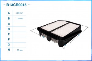 Фильтр воздушный B13CR0015 B13CR0015 CWORKS