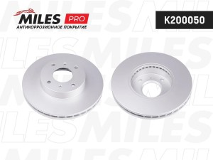 Диск тормозной (серия PRO с антикоррозионным покрытием) NISSAN ALMERA (N16E) 000 K200050 MILES