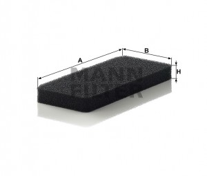 Фильтр воздушный кабины CU 2101 MANN FILTER