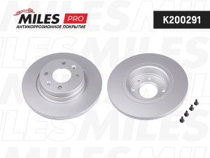 Диск тормозной (серия PRO с антикоррозионным покрытием) RENAULT LOGAN/SANDERO пе K200291 MILES