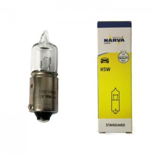 Лампа 12V H5W 5W BA9s Halogen Miniature NARVA 178303000 NARVA