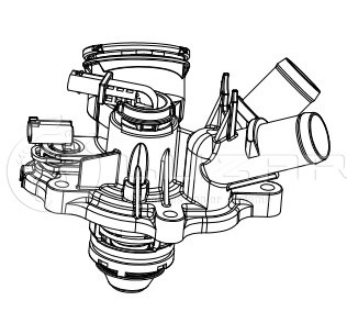 Термостат для а/м Mercedes-Benz C (W204) (07-)/E (W212) (09-) 180CGI LT1556 LT1556 LUZAR