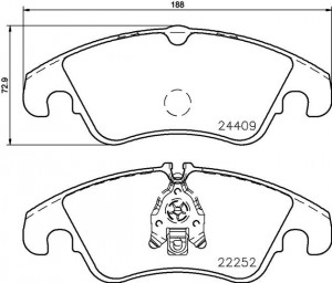 Колодки тормозные P85145 P85145 BREMBO