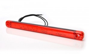Фонарь габаритный Super Slim Красный 12LED 721 WAS