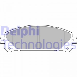 LP2201 колодки дисковые п.\ Lexus RX 3.5 09> LP2201 DELPHI