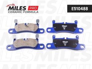 Колодки тормозные задние (Смесь CERAMIC серия PRO) PORSCHE CAYENNE 3.0-4.8 (1KP) E510488 MILES