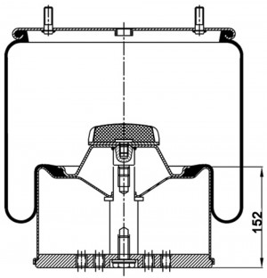 BPW ECO MAX (1996>) с металлическим стаканом T0070-4881V2 TOPCOVER