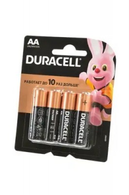 элемент питания AA LR6 1.5V! щелочной DURACELL (к-кт 4шт) 15595\ 5000394115996 DURACELL