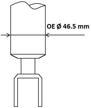 амортизатор передний газовый!\ VW Passat 00> 341844 KAYABA
